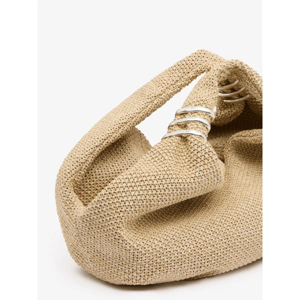 Christopher Esber Deia Raffia Mini Tote in Natural | Mini Bags | Luxury Shoes 