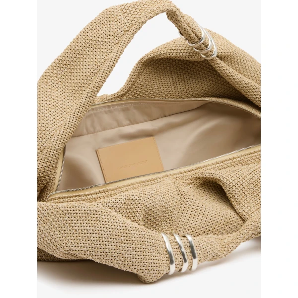 Christopher Esber Deia Raffia Tote in Natural | Totes & Top-Handle Bags | Luxury Shoes 