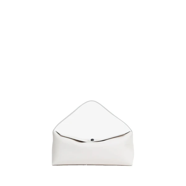 Doba Quartz Turnlock Shoulder Bag in Bone