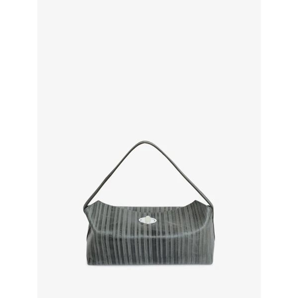 Christopher Esber Doba Quartz Turnlock Two Tone Shoulder Bag in Mineral Stripe | Shoulder & Crossbody Bags | Luxury Shoes 
