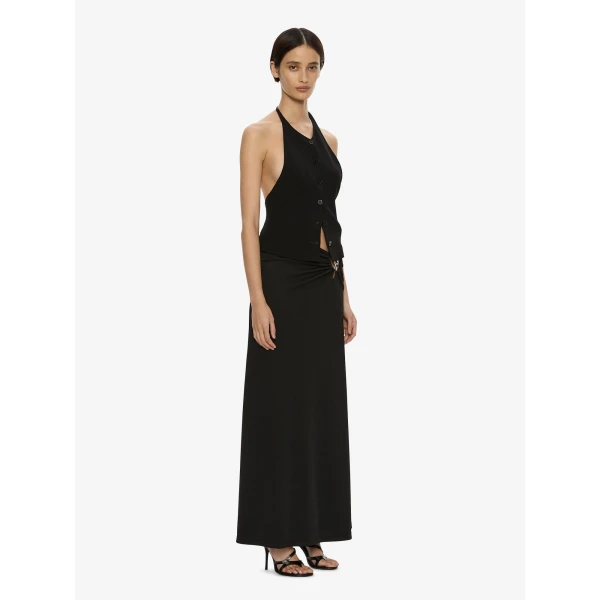 Christopher Esber Droplet Pendant Tailored Vest in Black | Vests | Luxury Shoes 