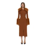 Christopher Esber Duncan Knit Dress in Cognac | Maxi Dresses | Luxury Shoes 