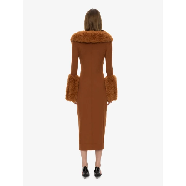 Christopher Esber Duncan Knit Dress in Cognac | Maxi Dresses | Luxury Shoes 
