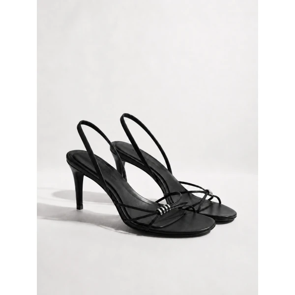 Christopher Esber Giro Heel in Black | Heels | Luxury Shoes 