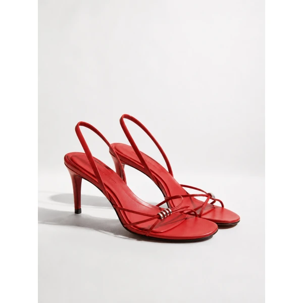 Christopher Esber Giro Heel in Flame | Heels | Luxury Shoes 