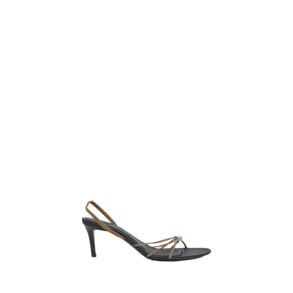 Christopher Esber Giro Heel in Russet Black | Heels | Luxury Shoes 
