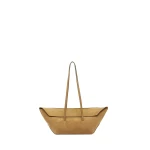 Christopher Esber Gondola Suede Small Tote in Cigar | Totes & Top-Handle Bags | Luxury Shoes 