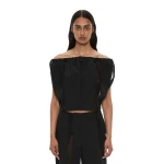 Christopher Esber Ignis Parachute Top in Black | Tops | Luxury Shoes 