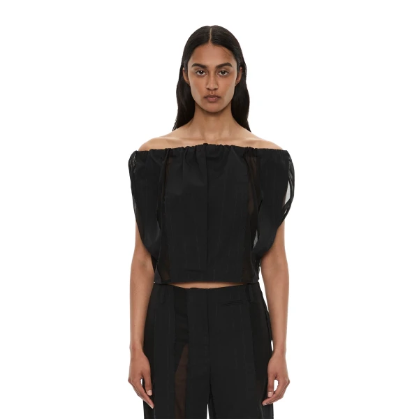 Christopher Esber Ignis Parachute Top in Black | Tops | Luxury Shoes 