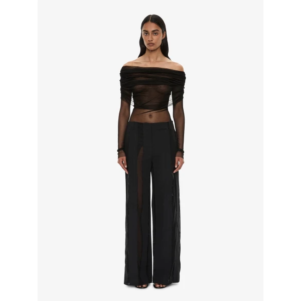 Christopher Esber Ignis Spliced Trouser in Black | Pants | Luxury Shoes 