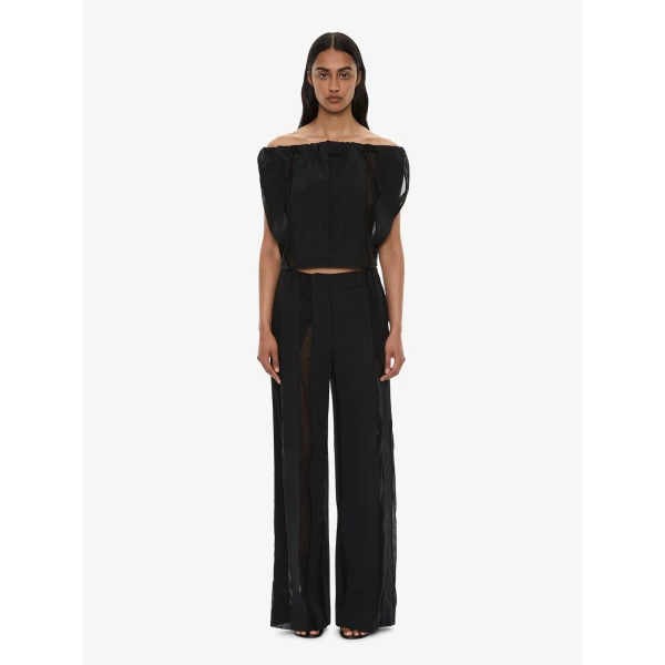 Christopher Esber Ignis Spliced Trouser in Black | Pants | Luxury Shoes 
