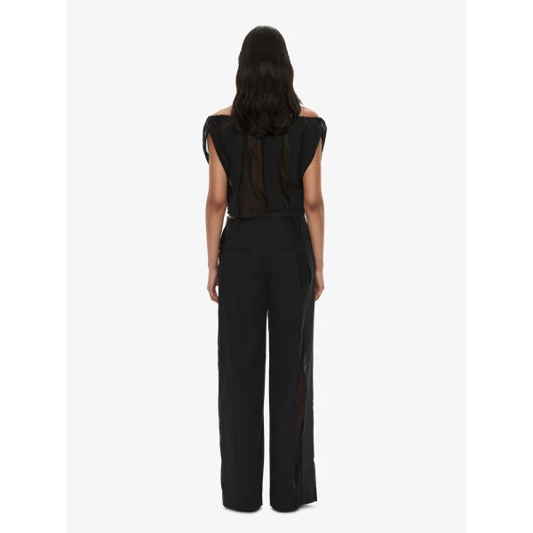 Christopher Esber Ignis Spliced Trouser in Black | Pants | Luxury Shoes 