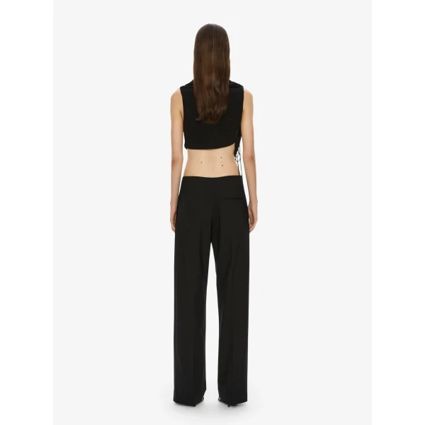 Christopher Esber Interlock Jersey Drape Top in Black | Tops | Luxury Shoes 