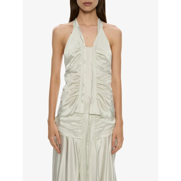 Christopher Esber Invert Silk Gwen Cami in Vapour Mint | Camisoles | Luxury Shoes 