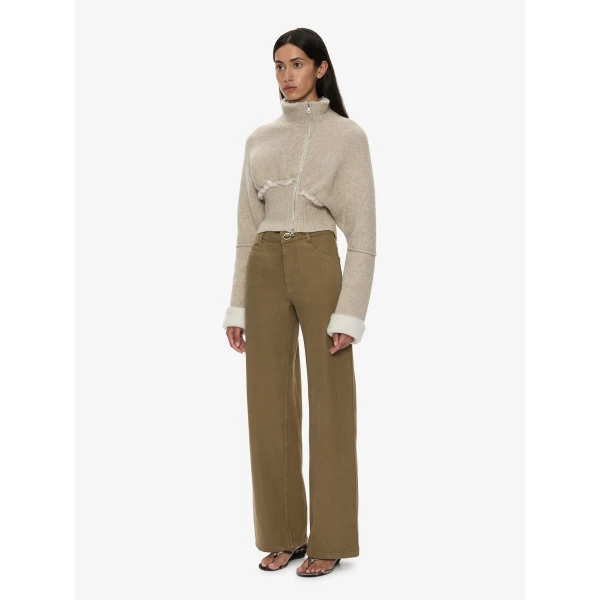 Christopher Esber Isolde Double Knit Jacket in Stone White | Jackets | Luxury Shoes 