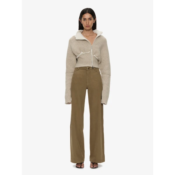 Christopher Esber Isolde Double Knit Jacket in Stone White | Jackets | Luxury Shoes 