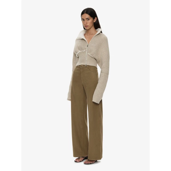 Christopher Esber Isolde Double Knit Jacket in Stone White | Jackets | Luxury Shoes 