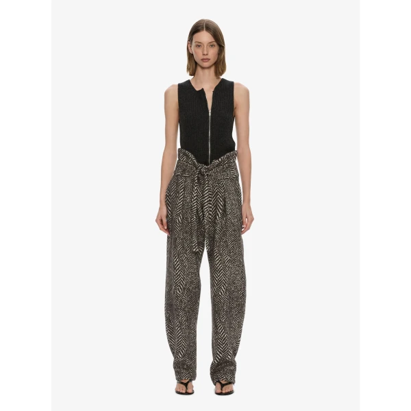 Christopher Esber Isolde Zipped Tank in Charcoal | Sleeveless | Luxury Shoes 