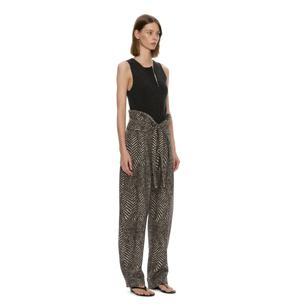 Christopher Esber Isolde Zipped Tank in Charcoal | Sleeveless | Luxury Shoes 