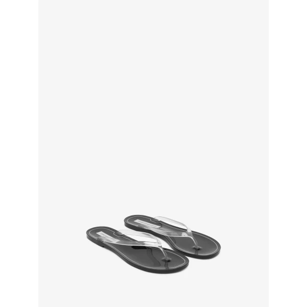 Christopher Esber Jo Flip Flop in Black Clear | Flip Flops & Slides | Luxury Shoes 