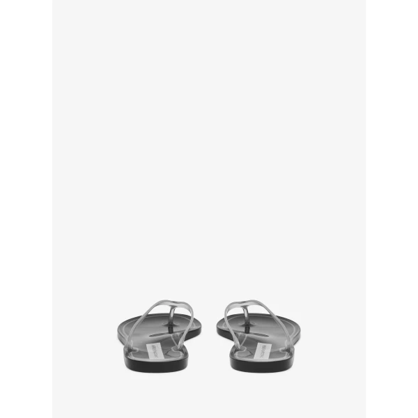 Christopher Esber Jo Flip Flop in Black Clear | Flip Flops & Slides | Luxury Shoes 