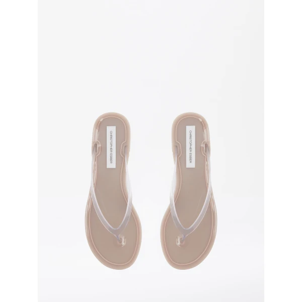 Christopher Esber Jo Flip Flop in Dune Clear | Flip Flops & Slides | Luxury Shoes 