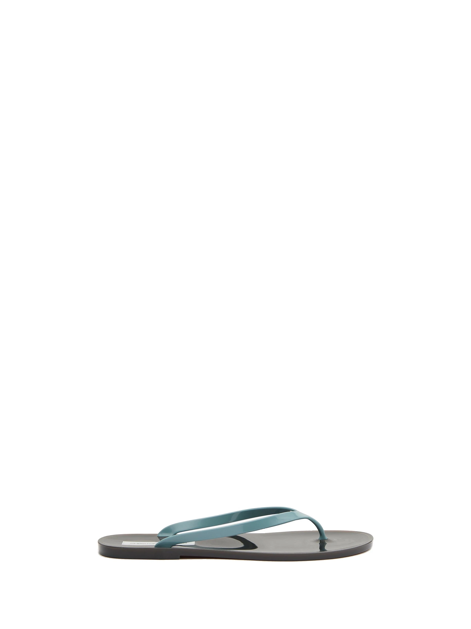 Christopher Esber Jo Flip Flop in Husk Aqua Christopher Esber Jo Flip Flop in Husk Aqua | Flip Flops & Slides | Luxury Shoes