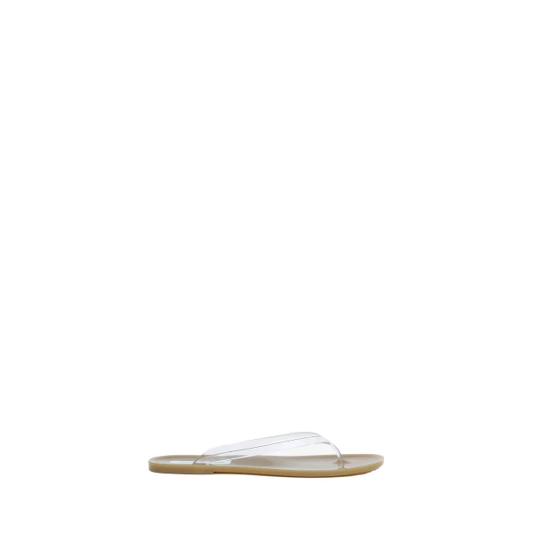 Jo Flip Flop in Khaki Clear