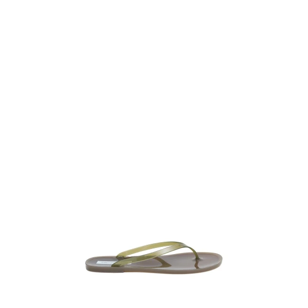 Christopher Esber Jo Flip Flop in Moss Sepia | Flip Flops & Slides | Luxury Shoes 