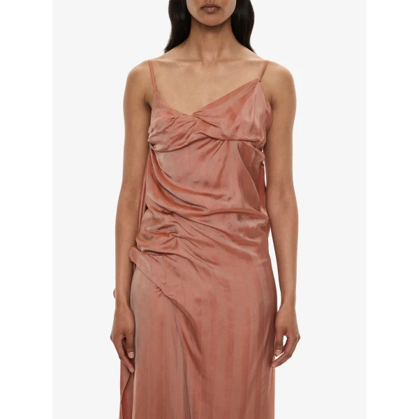 Christopher Esber Kacere Bikini Tuck Dress in Washed Red | Dresses | Luxury Shoes 