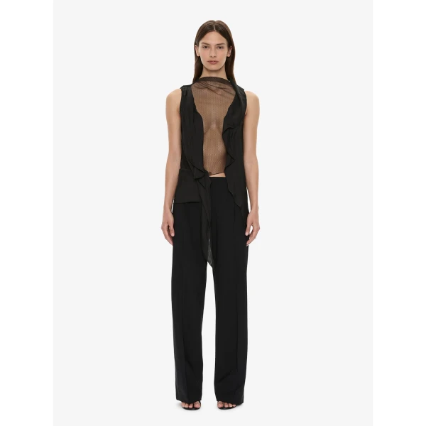 Christopher Esber Kacere Draped Top in Black | Tops | Luxury Shoes 
