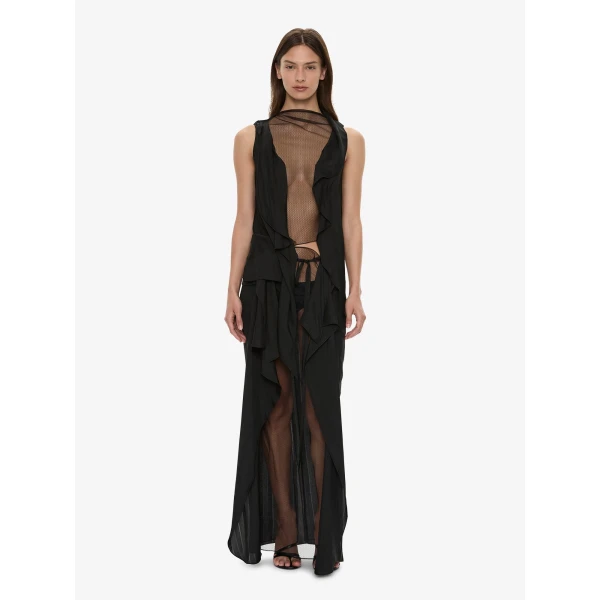 Christopher Esber Kacere Draped Top in Black | Tops | Luxury Shoes 