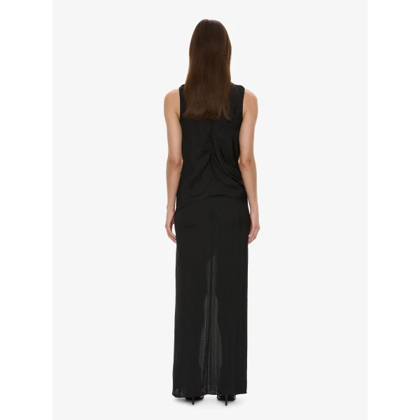 Christopher Esber Kacere Towel Drape Column Skirt in Black | Skirts | Luxury Shoes 