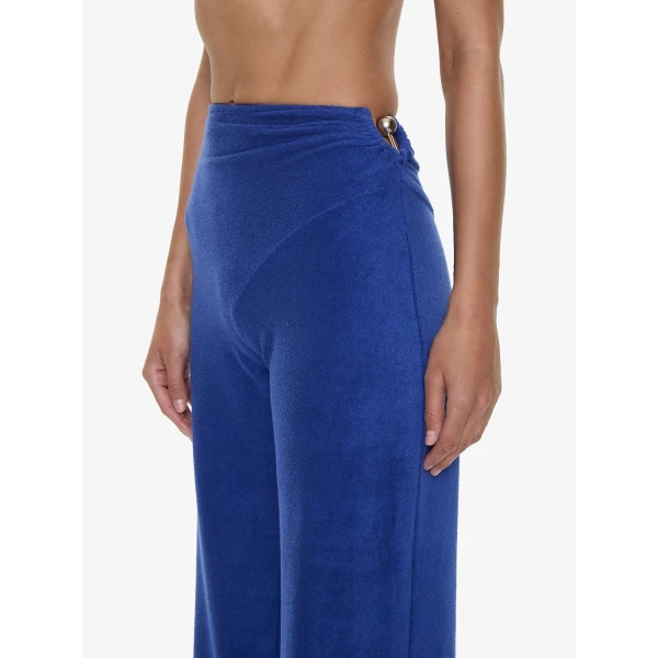 Christopher Esber Looped Back Orbit Pant in Indigo | Pants | Luxury Shoes 