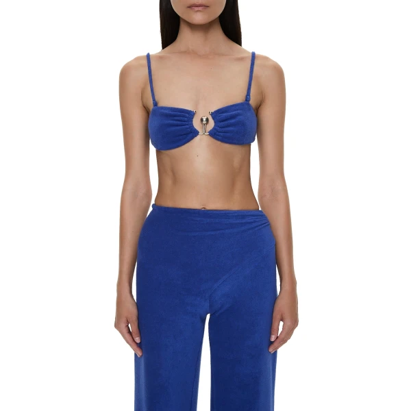 Looped Back Orbit Pant in Indigo