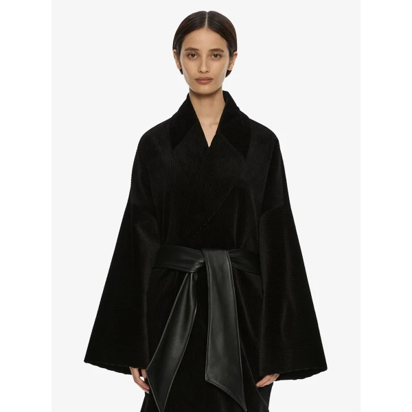 Christopher Esber Manor Coat in Black | Coats | Luxury Shoes 