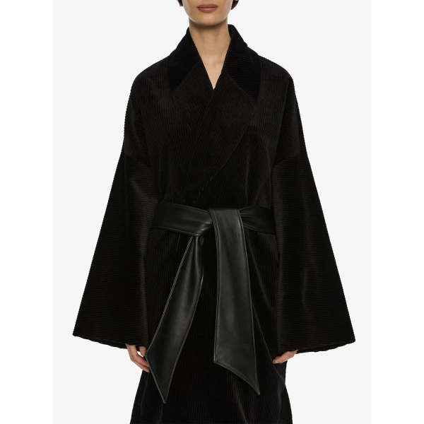 Christopher Esber Manor Coat in Black | Coats | Luxury Shoes 