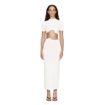 Christopher Esber Maparadita Midi Skirt in White | Midi Skirts | Luxury Shoes 