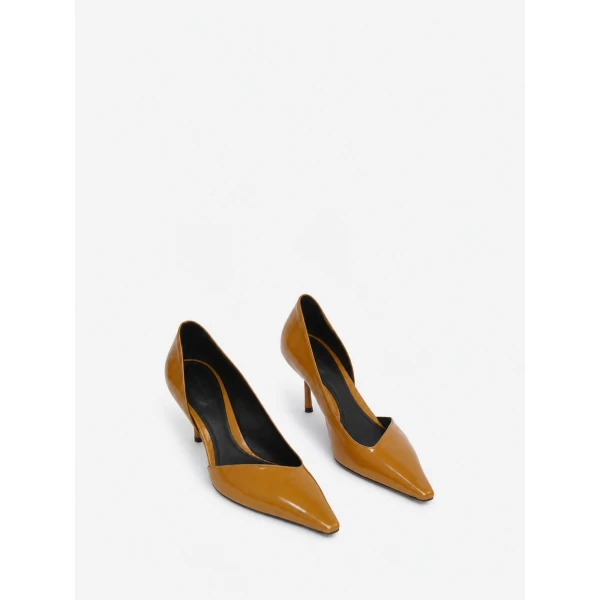 Christopher Esber Max Patent Pump in Cognac | Heels | Luxury Shoes 
