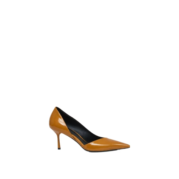 Christopher Esber Max Patent Pump in Cognac | Heels | Luxury Shoes 