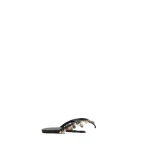 Christopher Esber Memento Charm Flip Flop in Black | Flip Flops & Slides | Luxury Shoes 