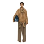 Christopher Esber Mercer Double Jacket in Sand Check | Jackets | Luxury Shoes 