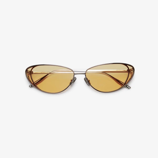Christopher Esber Milla 96 Sunglasses in Amber | Sunglasses | Luxury Shoes 