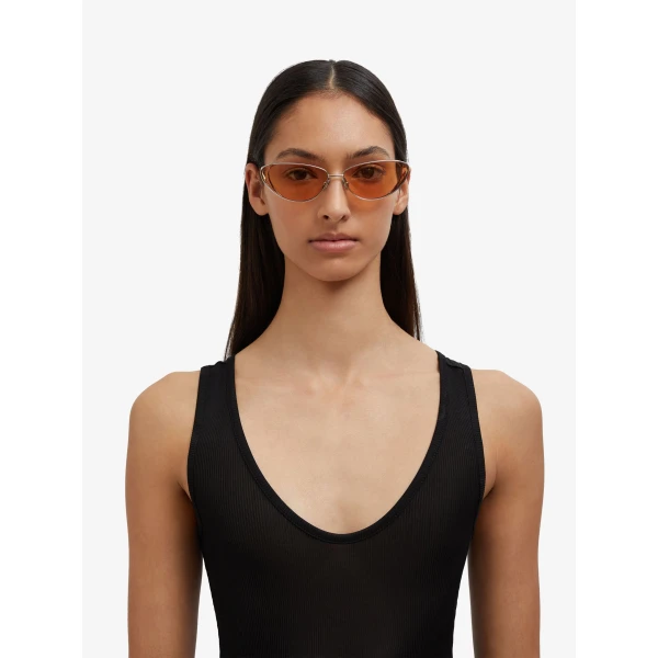 Christopher Esber Milla 96 Sunglasses in Amber | Sunglasses | Luxury Shoes 