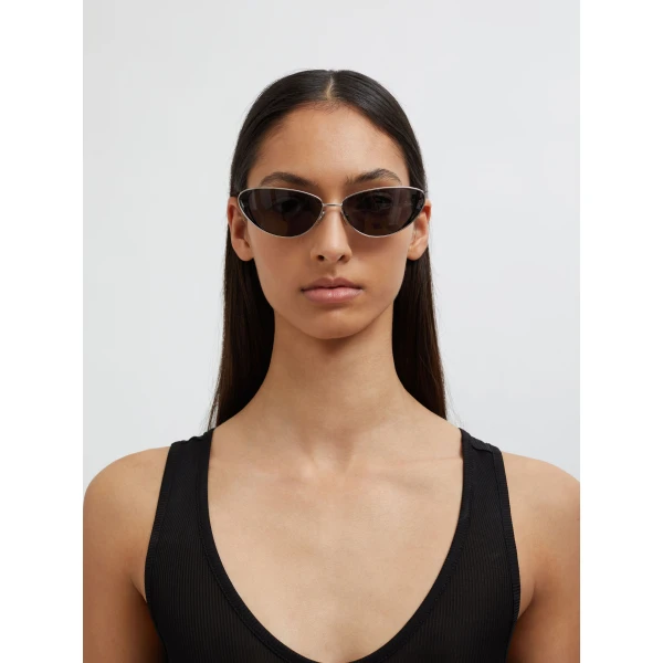 Christopher Esber Milla 96 Sunglasses in Beluga | Sunglasses | Luxury Shoes 
