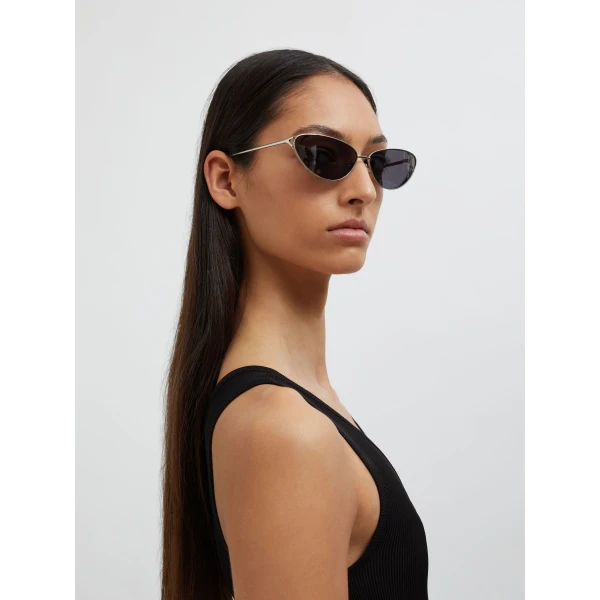 Christopher Esber Milla 96 Sunglasses in Beluga | Sunglasses | Luxury Shoes 