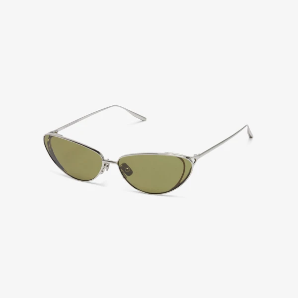 Christopher Esber Milla 96 Sunglasses in Olive | Sunglasses | Luxury Shoes 