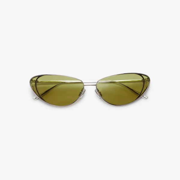 Christopher Esber Milla 96 Sunglasses in Olive | Sunglasses | Luxury Shoes 