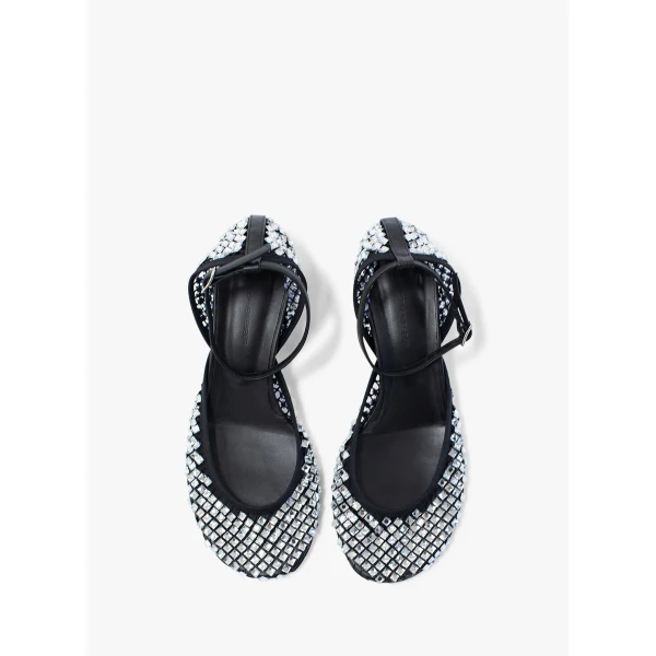 Christopher Esber Minette Bezeled Ballet Mary Jane Heel in Black | Heels | Luxury Shoes 