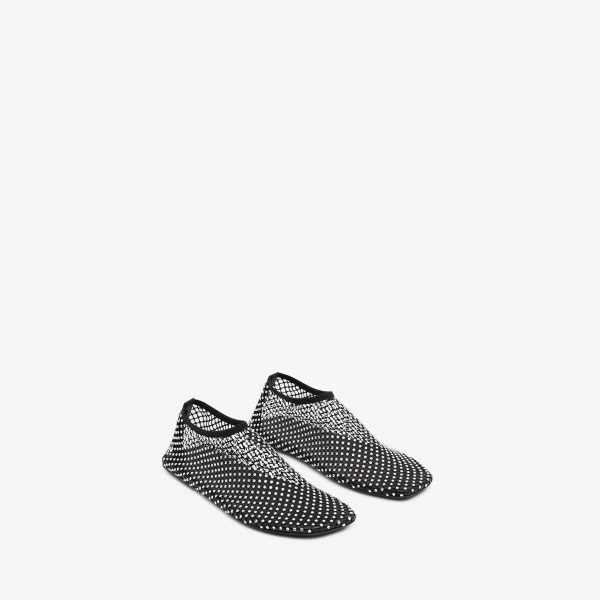 Christopher Esber Minette Flat in Black | Flats | Luxury Shoes 